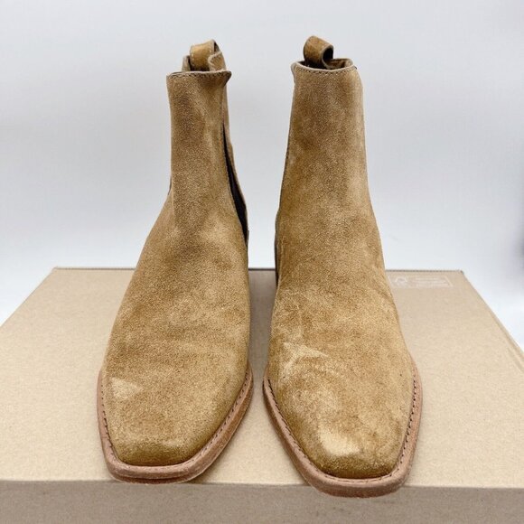 Tory Burch Tan Suede Ankle Boots - Picture 5 of 12